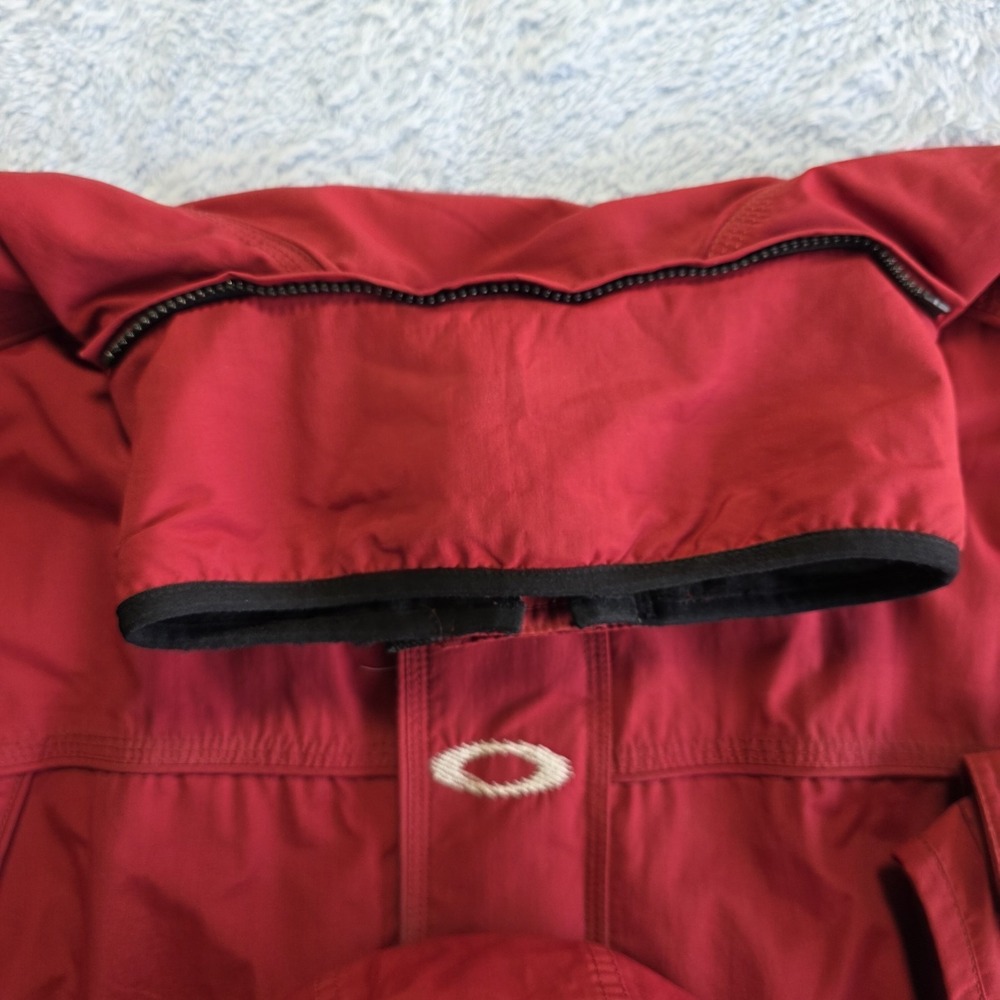 Oakley Jacket Men's XL Vintage Software Burgundy Waterproof Windbreaker Ski Y2K - Picture 14 of 16
